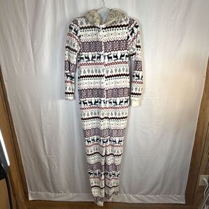 Secret Treasure Pajamas Deer Pattern With Good Size Small Preowned